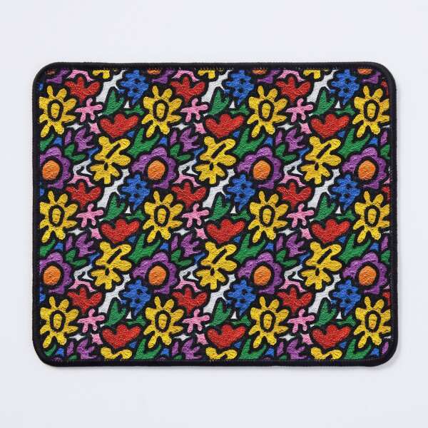Item preview, Rough Textured Impasto Flower And Heart Pattern designed and sold by igraphixart.