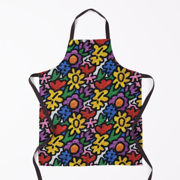 Item preview, Rough Textured Impasto Flower And Heart Pattern designed and sold by igraphixart.