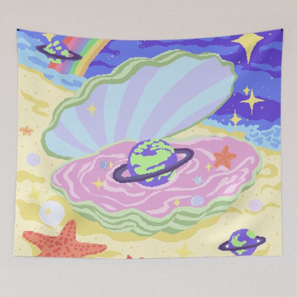 Item preview, Cosmic Seashell Beach designed and sold by LilSeashell.