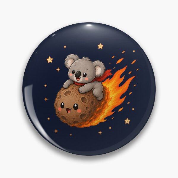 Item preview, Cute Kawaii Space Koala Riding a Meteor designed and sold by Seculinator.