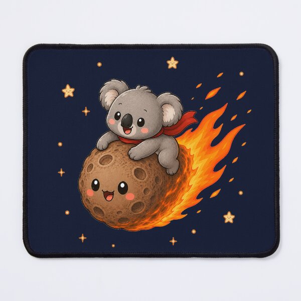 Item preview, Cute Kawaii Space Koala Riding a Meteor designed and sold by Seculinator.