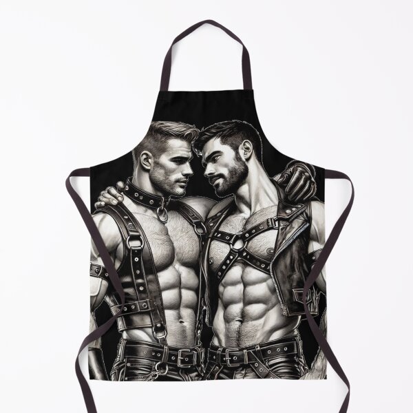 Item preview, Into You Gay Leather Pride Graphic Art Design designed and sold by ItsAKinkThing.