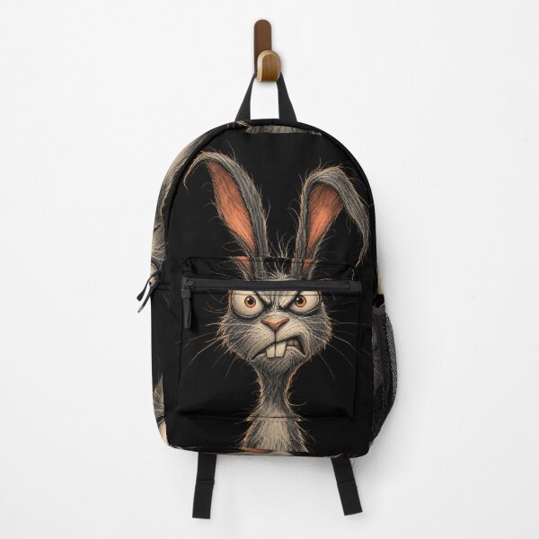 Item preview, Angry Rabbit Face - Funny Grumpy Bunny Having Bad Day designed and sold by ZINO WORLD.