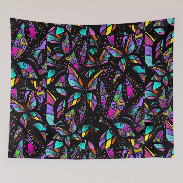 Item preview, Stained Glass Butterflies designed and sold by ArtflyStudio.