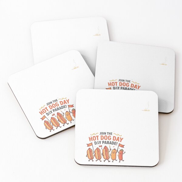 Item preview, unny food art  cute hot dog characters designed and sold by  Mudikeys.