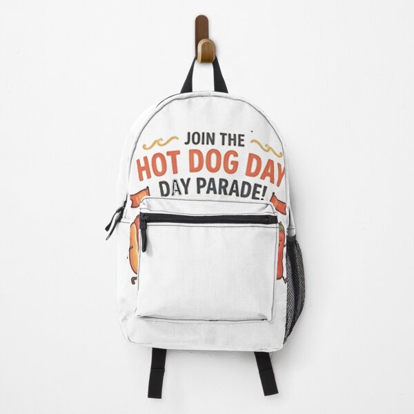 Item preview, unny food art cute hot dog characters designed and sold by Mudikeys.