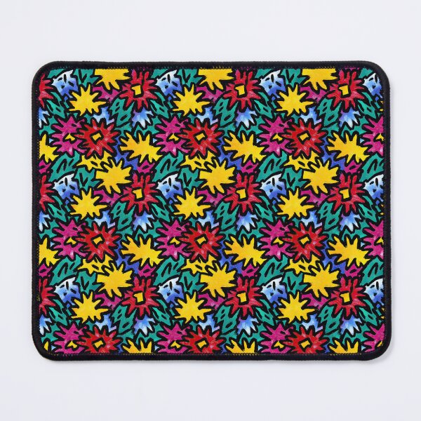 Item preview, Bright Neon Jagged Starburst Pop Art Pattern designed and sold by igraphixart.