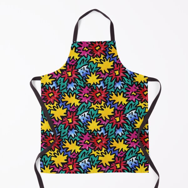 Item preview, Bright Neon Jagged Starburst Pop Art Pattern designed and sold by igraphixart.