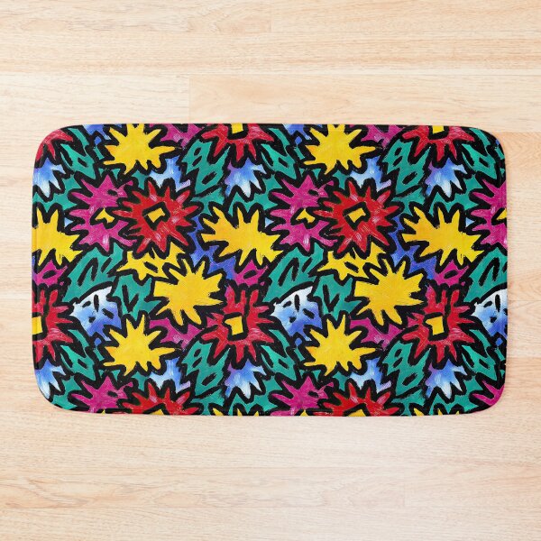 Item preview, Bright Neon Jagged Starburst Pop Art Pattern designed and sold by igraphixart.