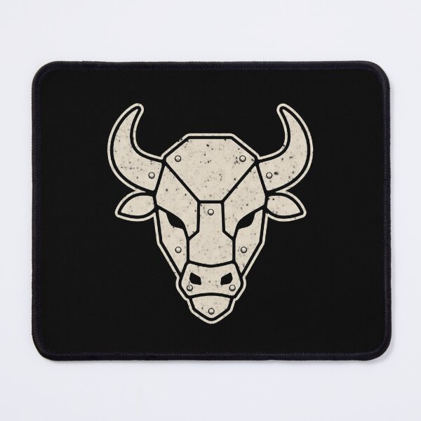 Item preview, Riveted Steel Bison | Vintage Industrial Emblem designed and sold by RusticMeadow.
