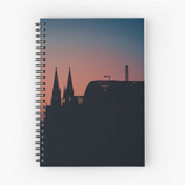 Item preview, Cologne Cathedral & Hohenzollern Bridge Sunset Silhouette designed and sold by jacquesview.