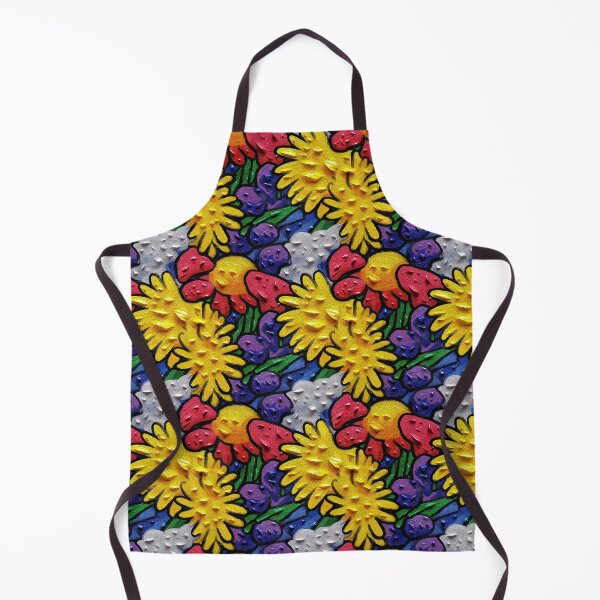 Item preview, Textured 3D Impasto Blob And Starburst Pattern designed and sold by igraphixart.