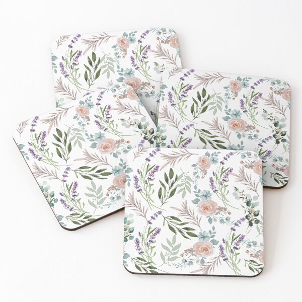 Item preview, Elegant Blush Rose & Lavender Botanical designed and sold by Siti Hoiriyah.