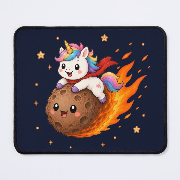 Item preview, Cute Kawaii Space Unicorn Riding a Meteor designed and sold by Seculinator.