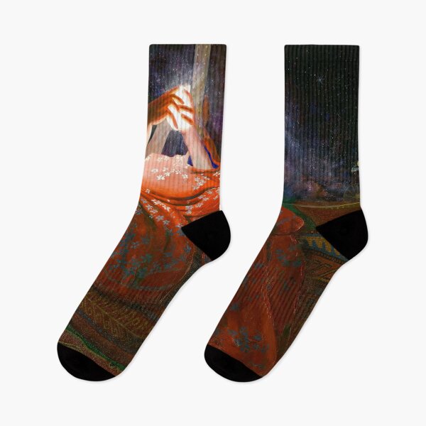 Item preview, Geesje Kwak & The Secret of the Universe | Surrealist Oil Painting designed and sold by Corne Akkers.
