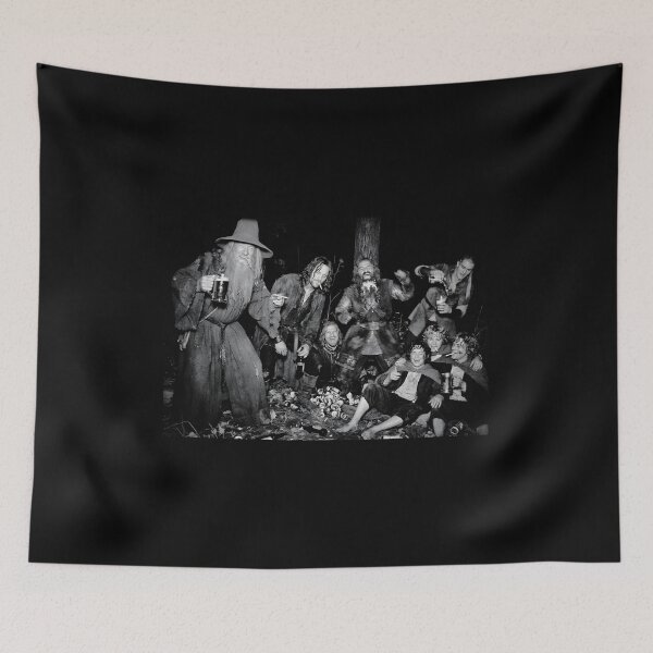 Item preview, Fellowship Smoking Party Funny Hobbit Drinking Meme designed and sold by lesqiana.