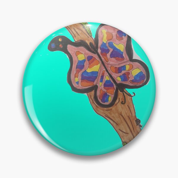 Item preview, A butterfly on a stick with a lady bug designed and sold by Artfairy340.