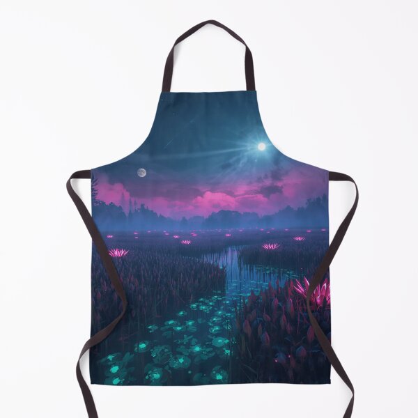 Item preview, Celestial Glow Marsh Alien Fantasy Landscape designed and sold by Luminous Wilds.