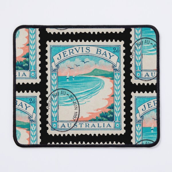 Item preview, Jervis Bay Australia Coastal Postage Stamp Sticker designed and sold by stickercuffs.