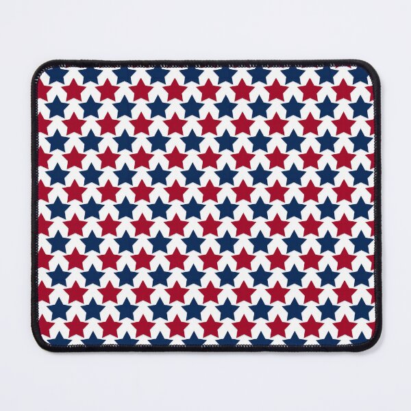 Item preview, Staggered Red And Navy Blue Star Pattern designed and sold by igraphixart.