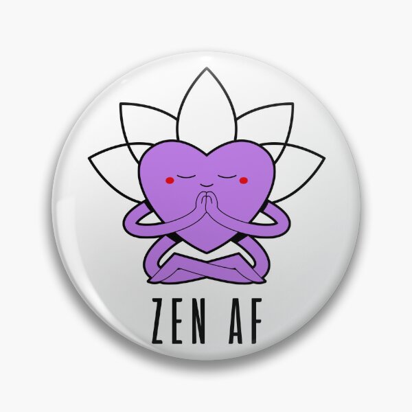 Item preview, Zen Af Funny Design For Meditation And Yoga Lovers designed and sold by Glitch-Cult.