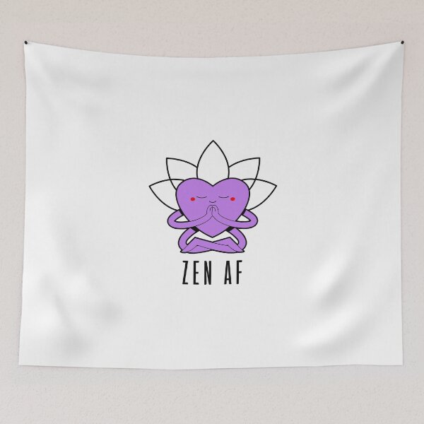 Item preview, Zen Af Funny Design For Meditation And Yoga Lovers designed and sold by Glitch-Cult.