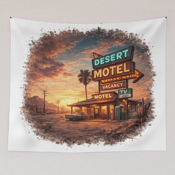Item preview, Western Desert Motel designed and sold by AureliasDesignStudio.