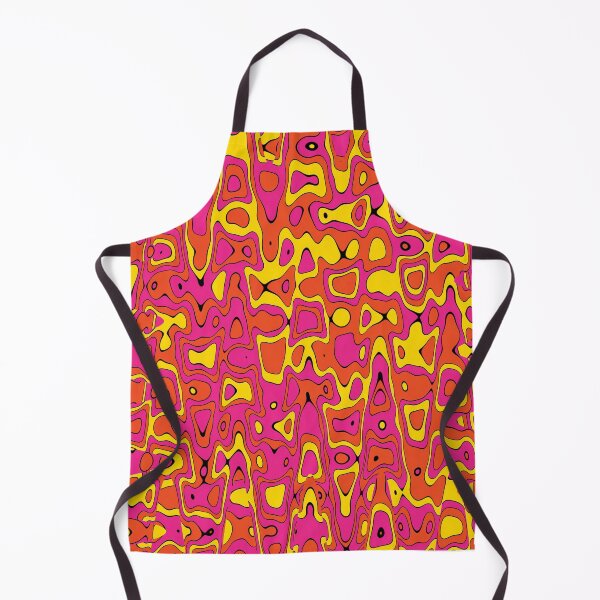 Item preview, Kaleidoscope Abstract Pattern-Red Magenta Yellow Bold Geometric Design designed and sold by DjFreeq.