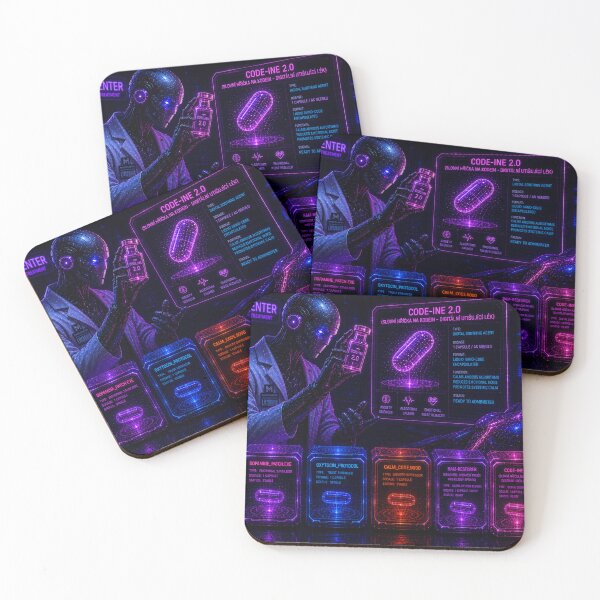 Item preview, AI Cyber Apothecary - Neon Digital Medicine designed and sold by bbbpetr100.