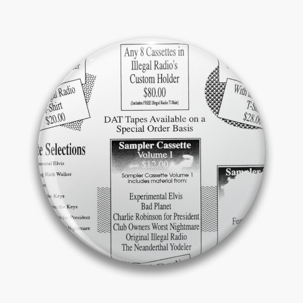 Item preview, Illegal Radio 1993 - Music Catalog Flyer - Michael Welch designed and sold by mwdrum.