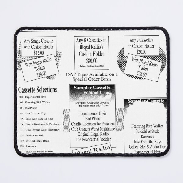 Item preview, Illegal Radio 1993 - Music Catalog Flyer - Michael Welch designed and sold by mwdrum.