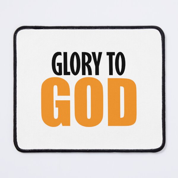 Item preview, Glory To God – Christian Faith Typography T-Shirt Design designed and sold by CrossCrafted.