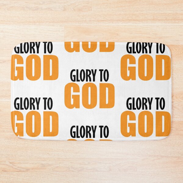 Item preview, Glory To God – Christian Faith Typography T-Shirt Design designed and sold by CrossCrafted.