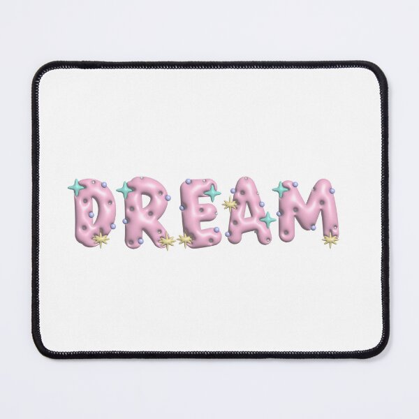 Item preview, cute dream 3d pink stars word bubble graphic designed and sold by pasteldreams26.