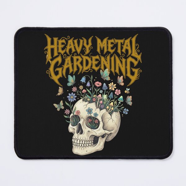 Item preview, Heavy Metal Gardening Skull Floral Retro Vintry Off designed and sold by VintryOff.