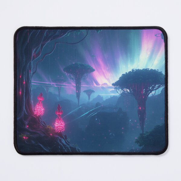 Item preview, Skyroot Floating Forest Alien Fantasy Landscape designed and sold by Luminous Wilds.