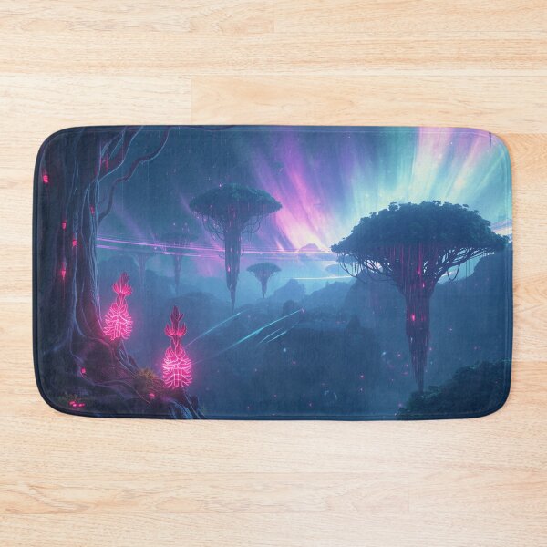Item preview, Skyroot Floating Forest Alien Fantasy Landscape designed and sold by Luminous Wilds.