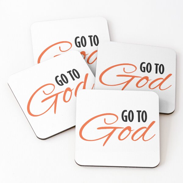 Item preview, Go To God – Christian Faith Typography T-Shirt Design designed and sold by CrossCrafted.