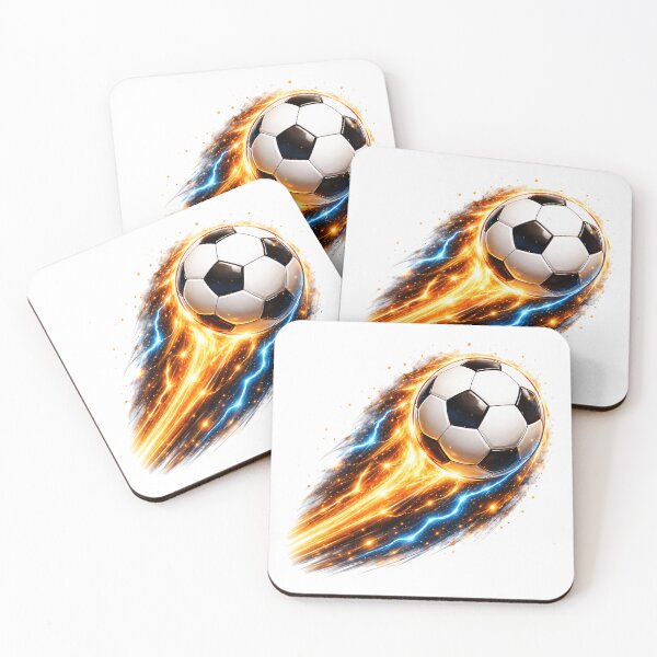 Item preview, Fire and Lightning Soccer Ball Energy Splash Graphic designed and sold by Seculinator.