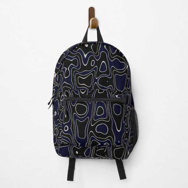 Item preview, Black and White Abstract Contour Line Pattern-Modern Topographic Design designed and sold by DjFreeq.