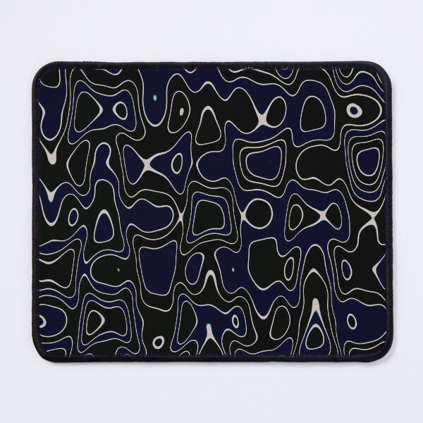 Item preview, Black and White Abstract Contour Line Pattern-Modern Topographic Design designed and sold by DjFreeq.