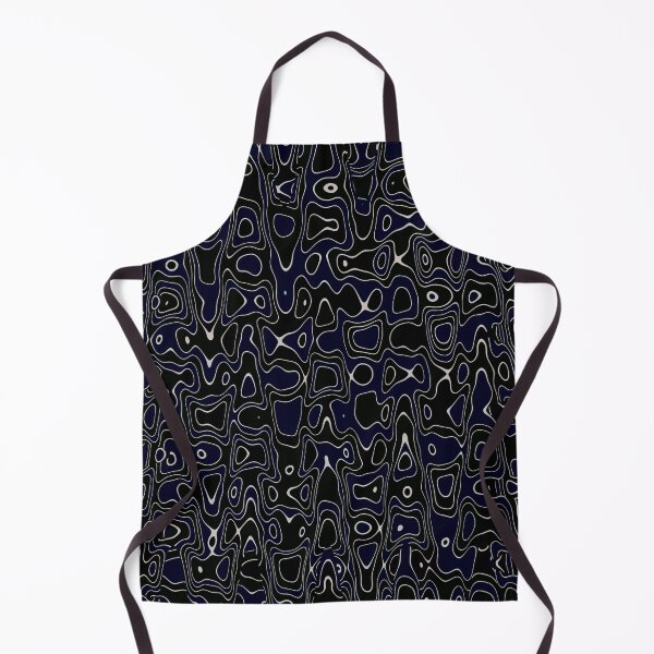 Item preview, Black and White Abstract Contour Line Pattern-Modern Topographic Design designed and sold by DjFreeq.
