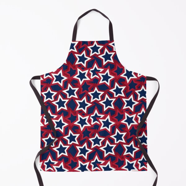 Item preview, Bold Overlapping Red And Blue Pop Art Star Pattern designed and sold by igraphixart.
