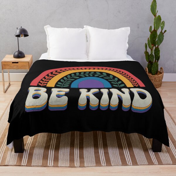 Item preview, LGBTQ Be Kind Gay Pride LGBT Ally Rainbow Flag designed and sold by SapfireStuArt.