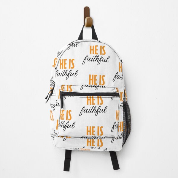 Item preview, He Is Faithful – Christian Faith Typography T-Shirt Design designed and sold by CrossCrafted.
