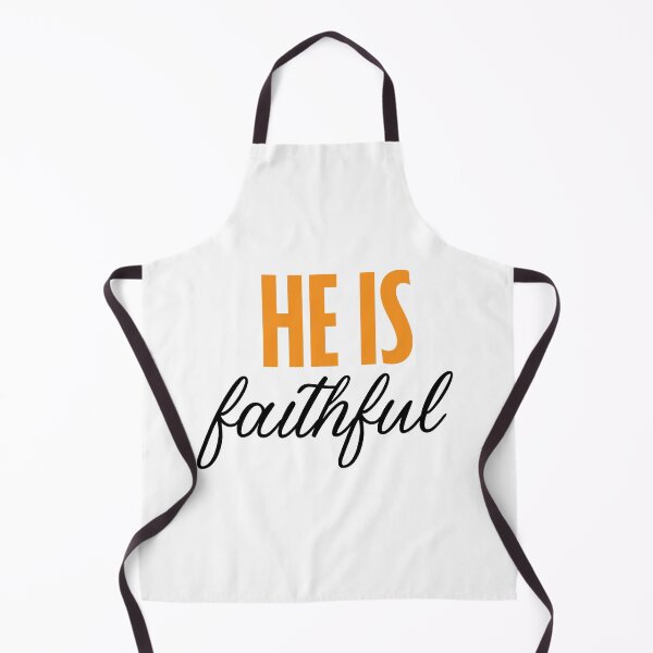 Item preview, He Is Faithful – Christian Faith Typography T-Shirt Design designed and sold by CrossCrafted.