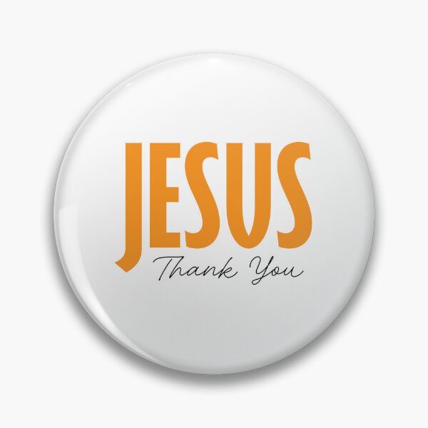 Item preview, Jesus Thank You – Christian Faith Typography T-Shirt Design designed and sold by CrossCrafted.