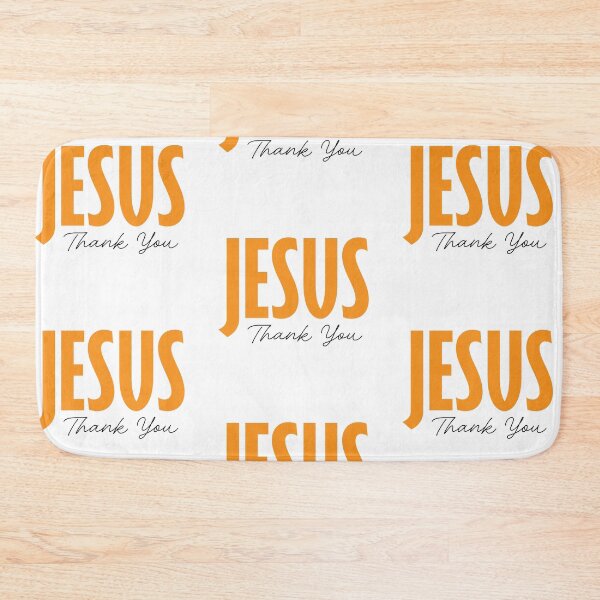 Item preview, Jesus Thank You – Christian Faith Typography T-Shirt Design designed and sold by CrossCrafted.