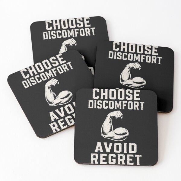 Item preview, Choose discomfort, avoid  regret designed and sold by vecart34.