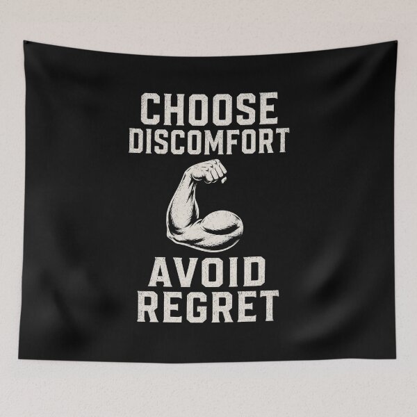 Item preview, Choose discomfort, avoid  regret designed and sold by vecart34.